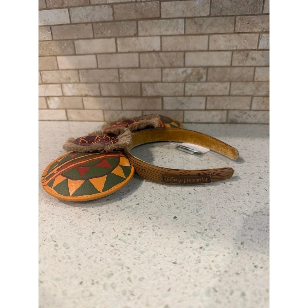 AUTHENTIC! Disney Parks Animal Kingdom Lodge Resort Ears Headband Loungefly